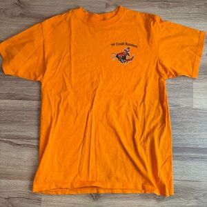 Vintage 1999 Tenth Reunion Kentucky Derby “Talk Derby To Me.” Orange T-Shirt
